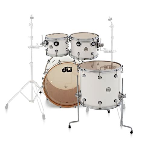 Dw Design Série 22 Pack De 4 Fûts White Gloss Gear4music