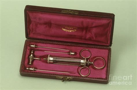 Hypodermic Syringe 19th Century Photograph By Science Photo Library