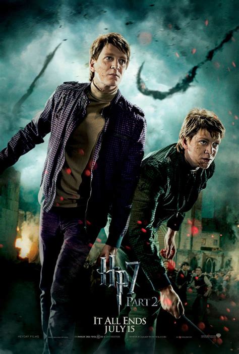 Harry Potter And The Deathly Hallows Part 2 Fred And George Poster