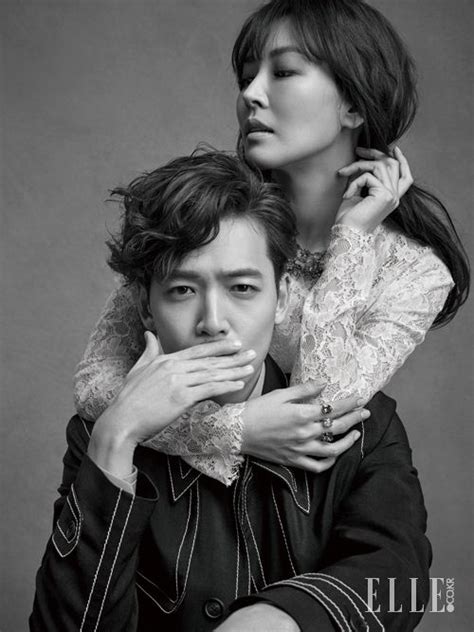 The marriage ended after three years and seven months. 2015.04, ELLE, Jung Kyung Ho, Kim So Yeon of Falling in ...