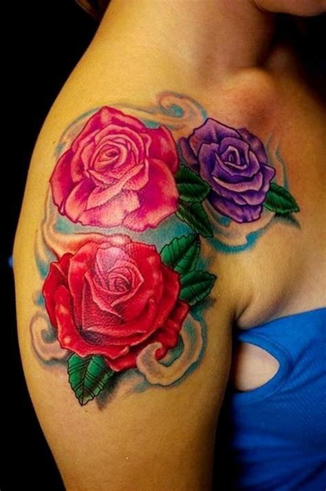 Shoulder Flower Tattoos Designs Ideas And Meaning Tattoos For You