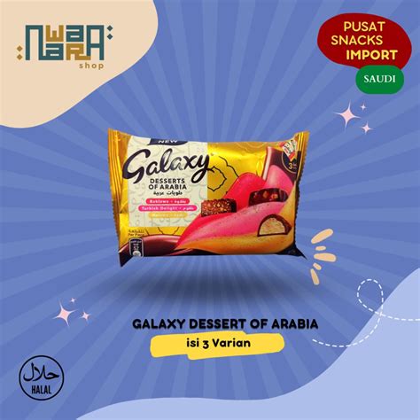 Jual Galaxy Dessert Of Arabia Isi 3pcs Shopee Indonesia