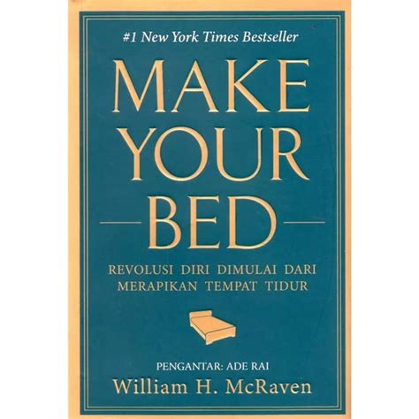 Jual Buku Make Your Bed William H Mcraven Di Lapak Barokah Book
