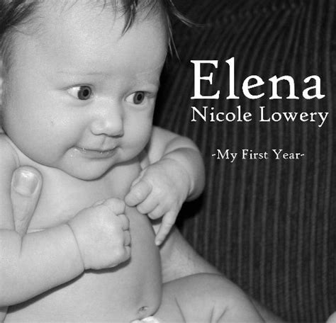 Elena Nicole Lowery By Heather Lowery Blurb Books
