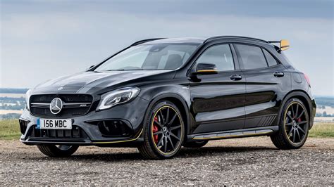 2017 Mercedes Amg Gla 45 Yellow Night Edition Uk Wallpapers And Hd