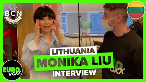 Lithuania Eurovision 2022 Monika Liu Sentimentai Interview Barcelona Eurovision Party