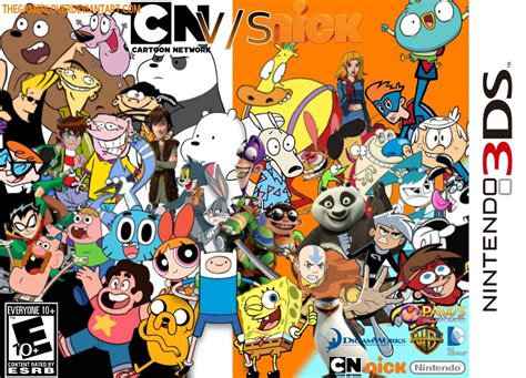 Imagen Cartoon Network Vs Nick 3ds Cover By Thegamerlover Dagrlqb