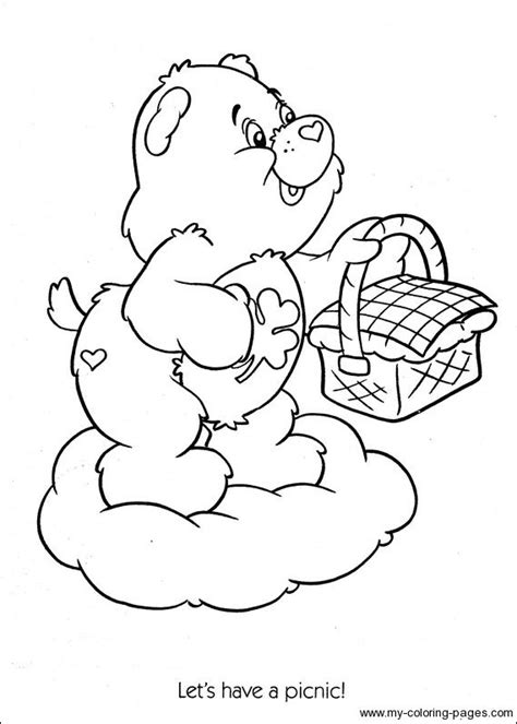 Good Luck Bear Pages Coloring Pages