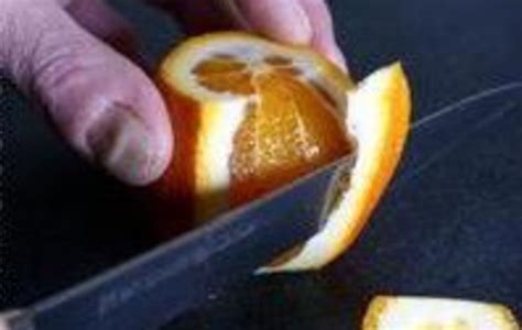 Comment Peler Une Orange à Vif Tailler Des Zestes Et Prélever Des