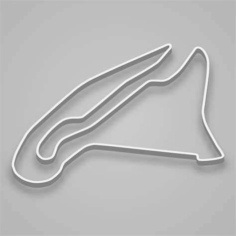 Premium Vector Nevers Magny Cours Circuit For Motorsport And