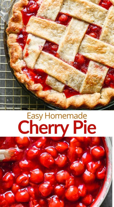 Cherry Pie Recipe Cherry Pie Filling Recipes Easy Cherry Pie