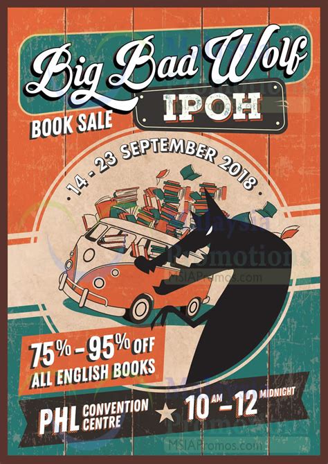 The big bad wolf (bbw) is holding its second book sale in davao city on nov. Big Bad Wolf Books: Up to 95% off books sale at Ipoh from ...