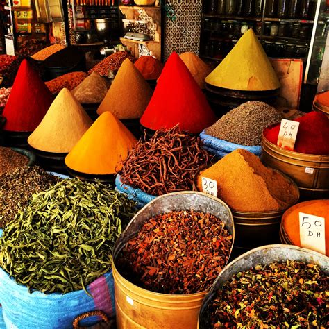 Spice Market Marrakech Moroccan Spices Spices Flavors