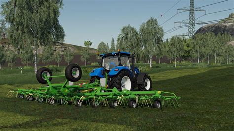 Krone Kwt 1122 V1000 Fs 19 Tedders Farming Simulator 2019