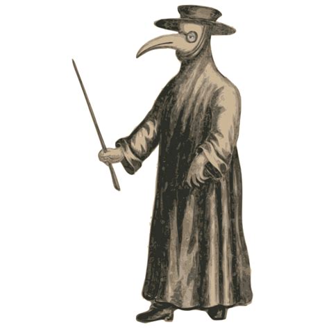 Plague Doctor Standing Free Svg