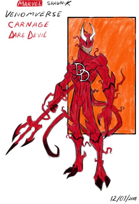 Venomverse Carnage Daredevil By Shaun K On Deviantart