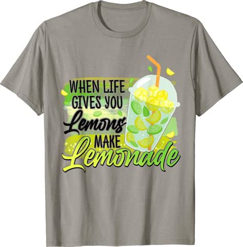Amazon XnJM When Life Give You Lemons Make Lemonade Lemon Summer T