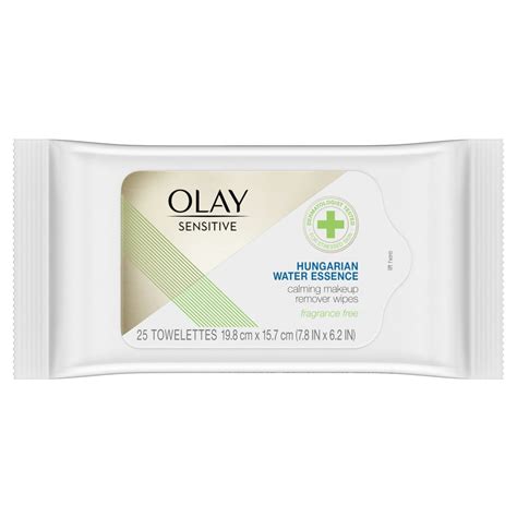 Olay Sensitive Makeup Remover Wipes With Hungarian Water Essence 25 Ct