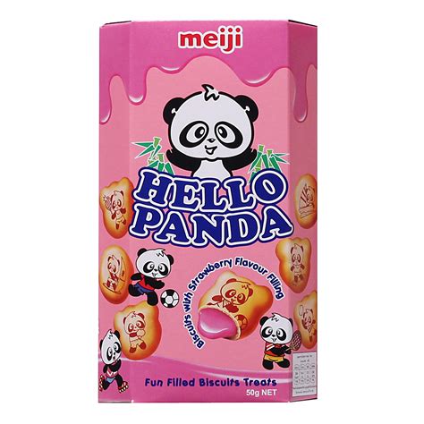 Meiji Hello Panda Strawberry 50g From Buy Asian Food 4u