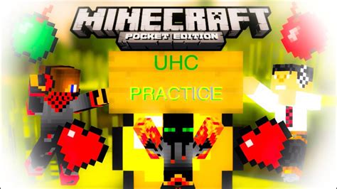 Mcpe Uhc Practice Part 22 W Rtpoison Not Again Youtube