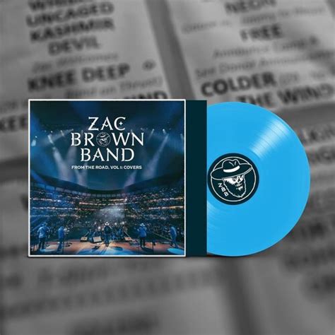 Zac Brown From The Road Vol 1 Covers Blue Colored Vinyl Record