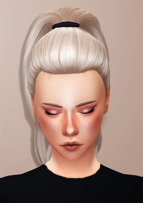 High Ponytail Hair Sims 4 Sims Mods Sims 4 Mm Sims 4
