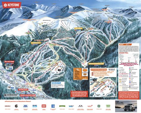 Keystone Trail Maps Ski Map
