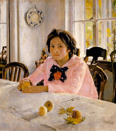 Most Famous Russian Paintings Explained ‘girl With Peaches By