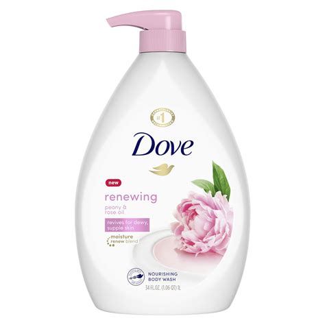 Dove Purely Pampering Sweet Cream And Peony Body Wash Pump 34 Oz