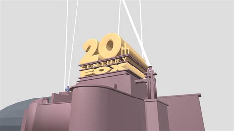 Th Century Fox Blocksworld Logo Re D Model By