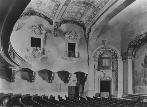 Historic Photo Of The Interior Of The Pasadena Playhouse