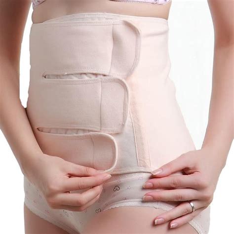 Postpartum Abdomen With Girdle Belly Caesarean Section Girdle Belly