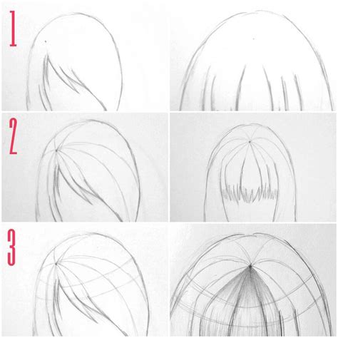 Drawing Tipsbasic Tutorial Hair Pt 1 Anime Amino