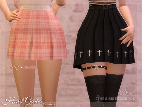 Heart Garter By Dissia From Tsr • Sims 4 Downloads