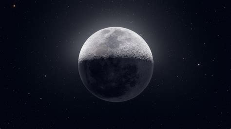 Moon Wallpaper 4k Stars Astrophotography