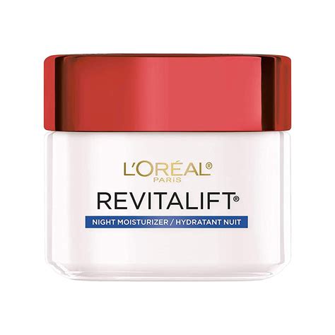 l oreal paris revitalift anti aging face moisturizer night cream for sensitive skin 2 55 oz