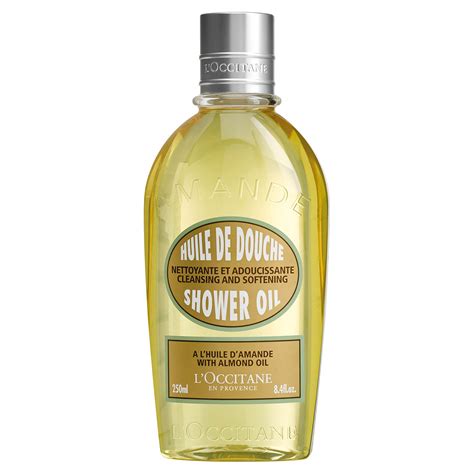 Enjoy a moment of intense relaxation… leaving your skin dispense 20 pumps of the neutral massage body oil base into a clean container. L'Occitane Shower Oil - Almond (250ml) | SkinStore
