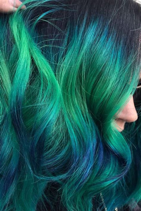 Emerald Green Hair Color