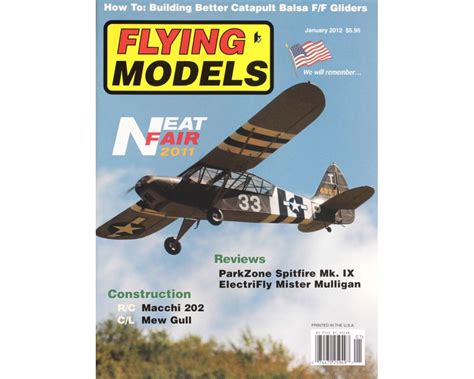 2012 january fm back issue the flying models plan store please note we are now shipping