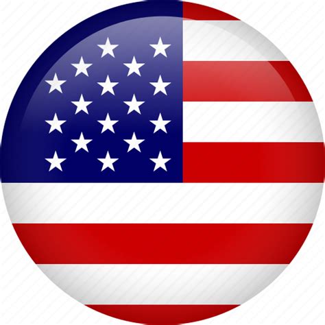 America American Circle Flag States United Usa Icon