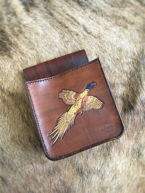 Handmade Leather Pheasant Shooting Pouch Shotgun Shell Bag Etsy Canada