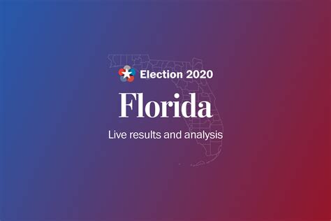Live Results 2020 Florida Democratic Presidential Primary The