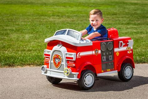 Paw Patrol Marshall Fire Truck Ride On Cars For Kids Kid Trax