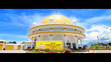 Masjid Termewah Di Kota Padang Masjid Rahmatan Lil Alamin Youtube