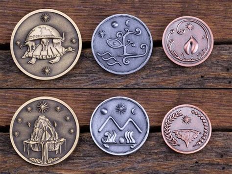 fantasy gaming coins larping cosplay board games rpg 3 0 by never stop tops and coins —kickstarter