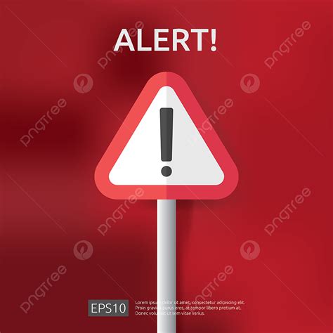 Warning Attention Alert Vector Hd Png Images Warning Alert Sign With