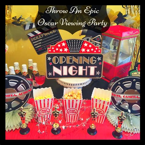 How To Throw An Epic Oscar Viewing Party Mom The Magnificent