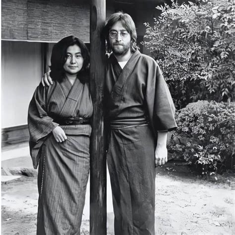 John Lennon And Yoko Ono In Japan Tokyo On January 18 1971 John