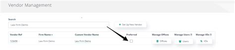 Adding Preferred Counsel Identifiers To Your Vendors Reporting On