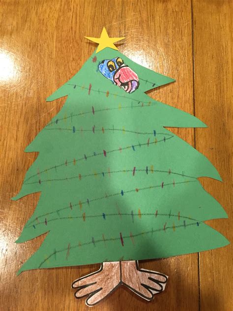 Disguise a turkey. Christmas tree Thanksgiving Art Projects